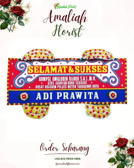 Papan Bunga Ucapan Selamat Karang Pule