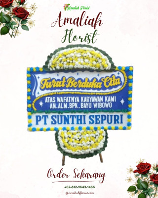 Papan Bunga Duka di Karang Pule